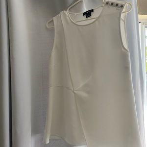 Trouvé white sleeveless blouse